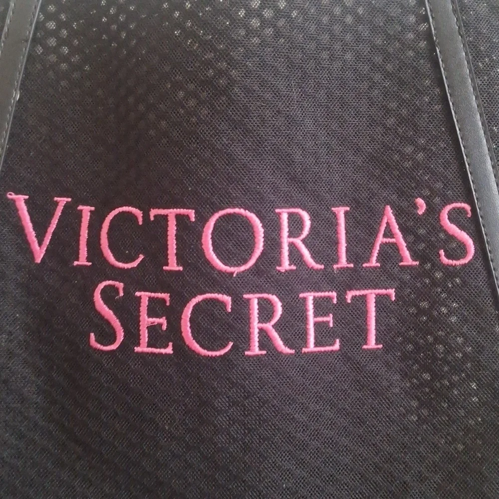 Victoria's Secret Black Mesh Tote